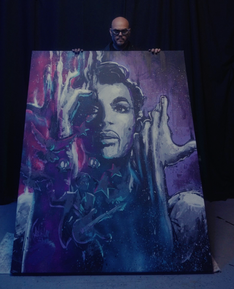 Purple Space - Original Painting