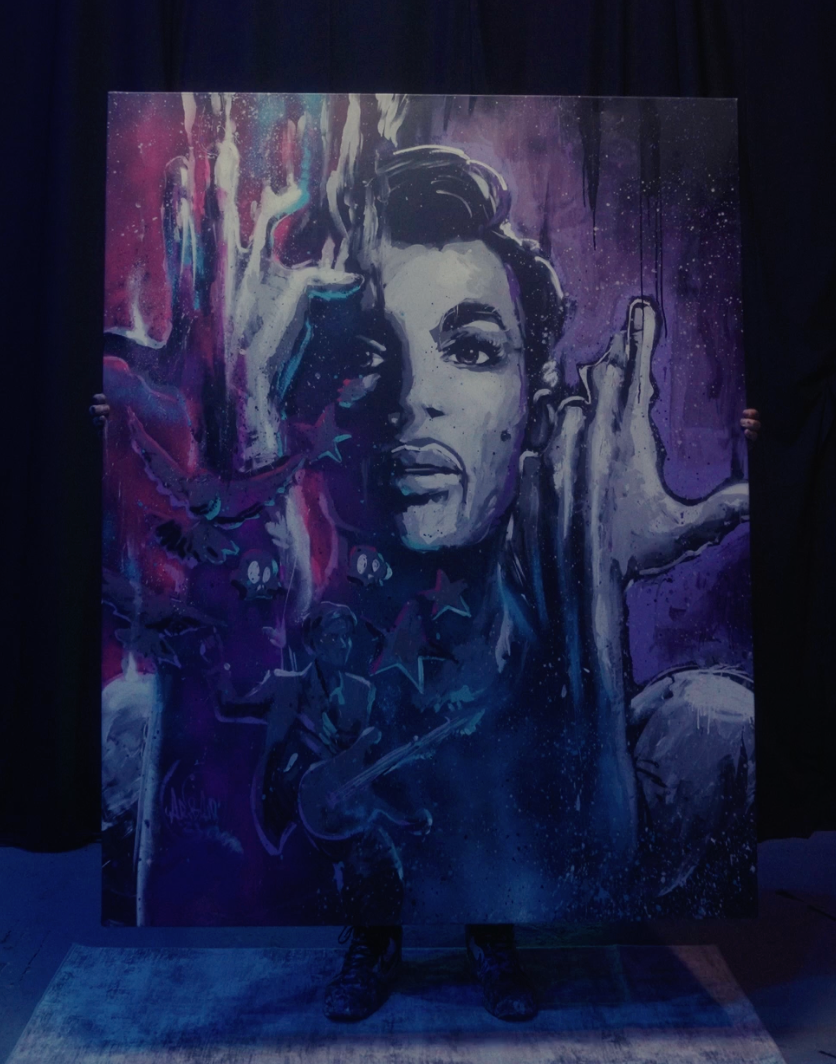 Purple Space - Original Painting