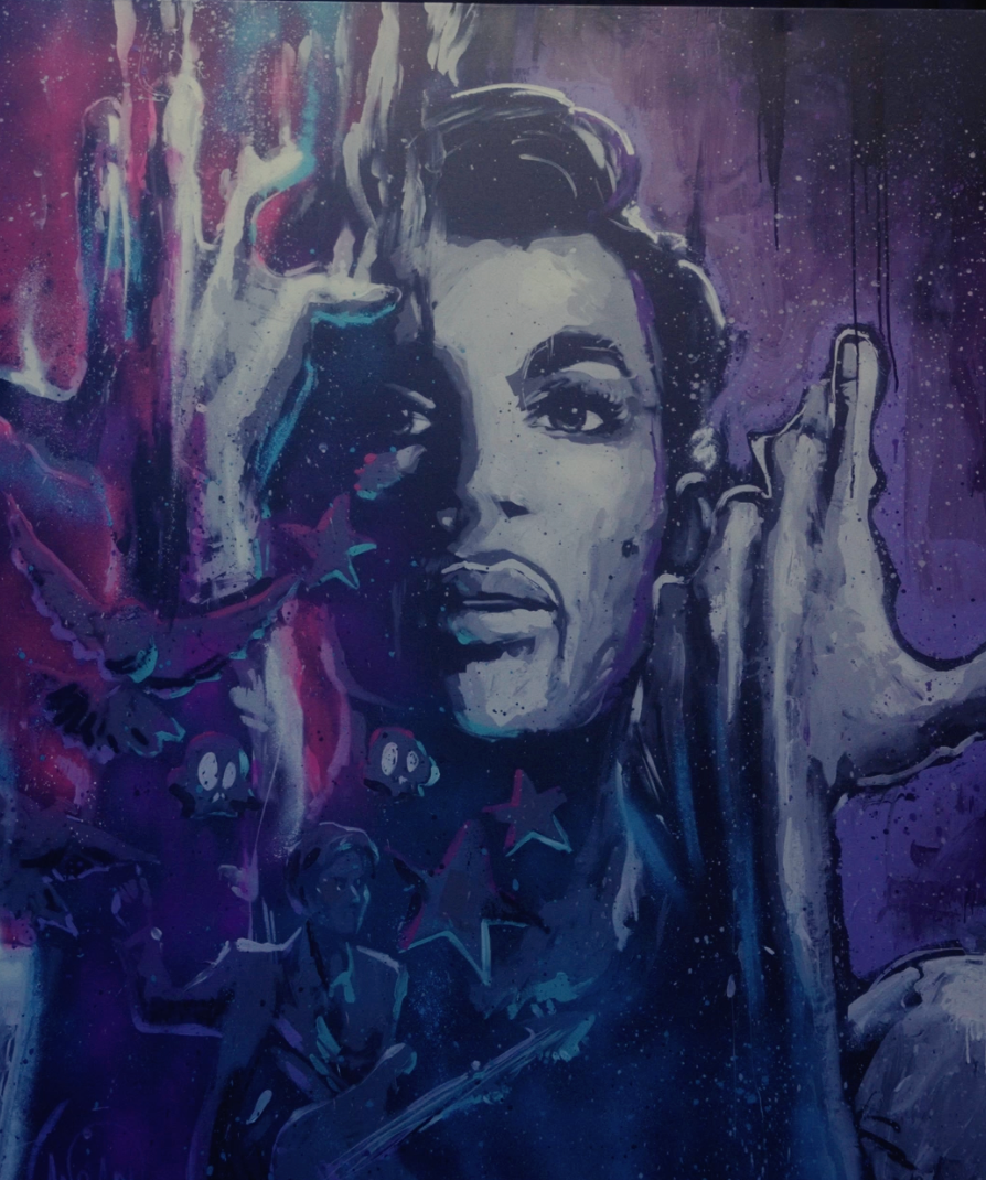 Purple Space - Original Painting