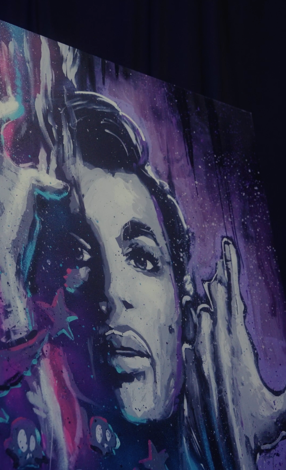 Purple Space - Original Painting