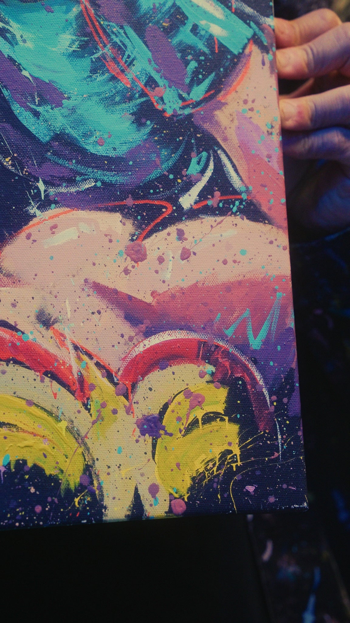 Wonder Woman - Hand Painted Canvas Print - 1 of 1
