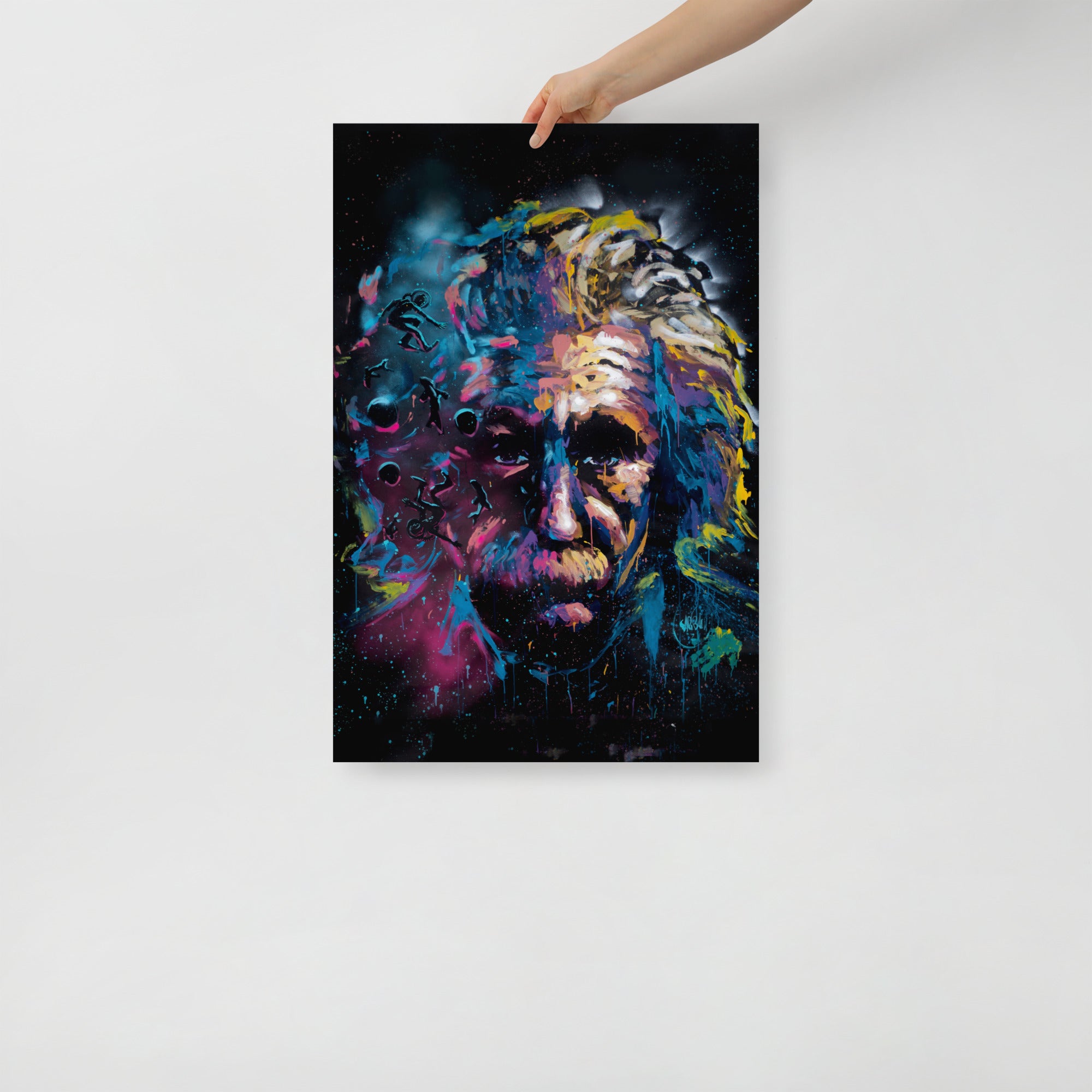 Colorful Mind - Einstein Print