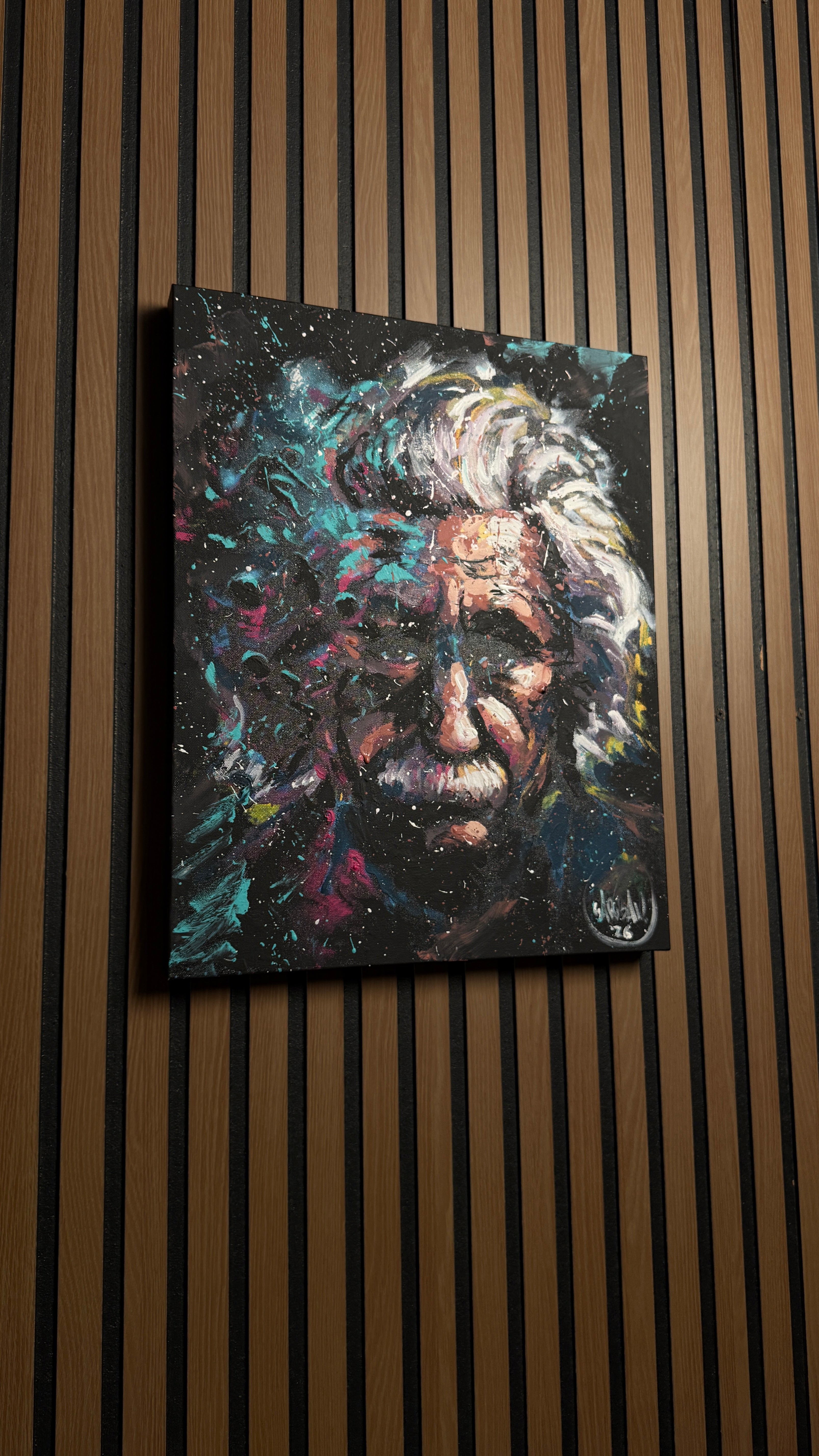 Colorful Mind - Original Hand Embellished Canvas Print